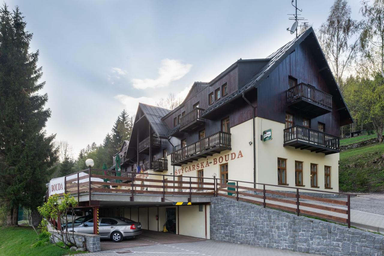 Hotel Svycarska Bouda Špindlerŭv Mlýn Exterior foto